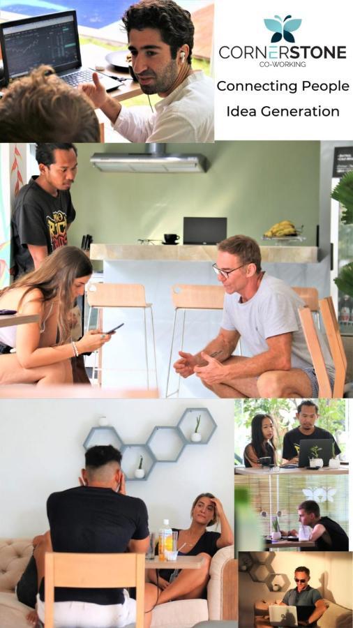 Cornerstone Bali Coworking Hostel Canggu  Exterior photo